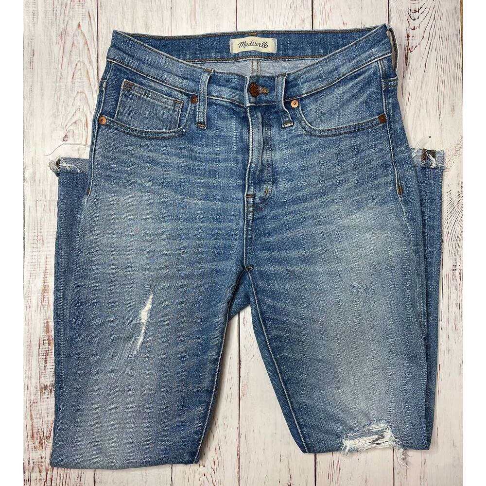 MADEWELL High Rise Skinny Jeans - Picture 3 of 4